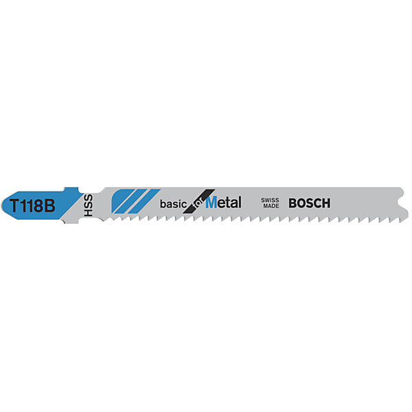 Bosch Elektrowerkzeuge Stichsägeblatt T 118 B Basic for Metal 2608631014